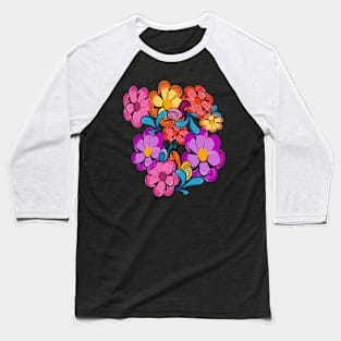 Spring Flowers Baseball T-Shirt